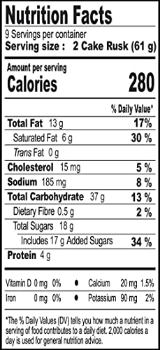 Britania Cake Rusk 550 gm