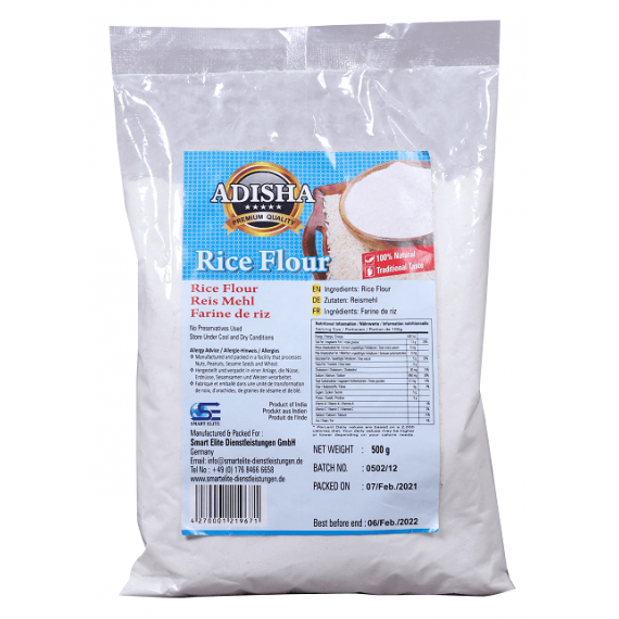 [ADISHA Rice Flour 500 gm] ADISHA Rice Flour 500 gm