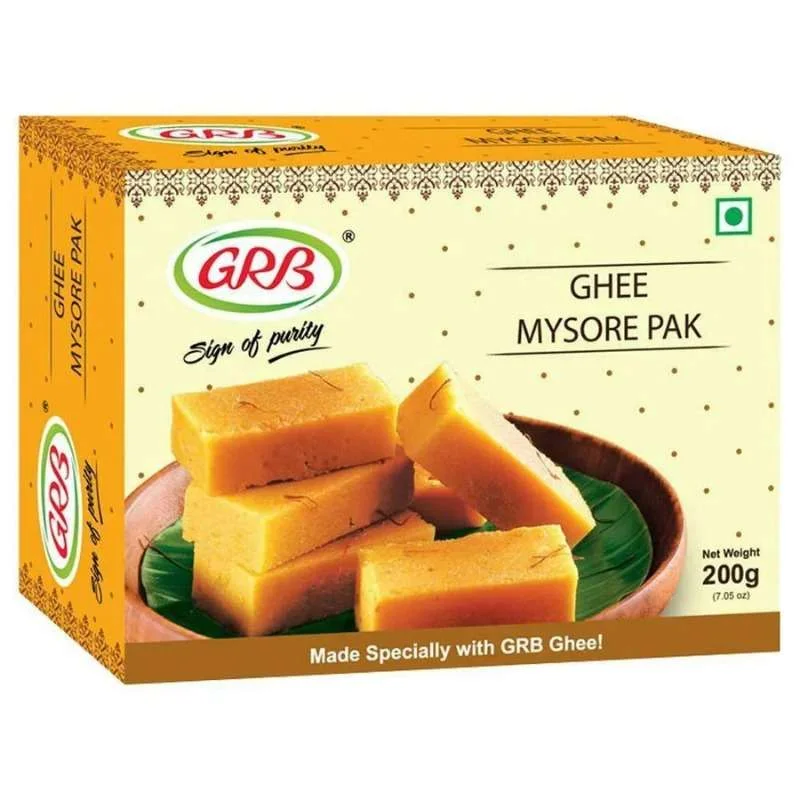 [GRB Mysore Pak 200 gm] GRB Mysore Pak 200 gm