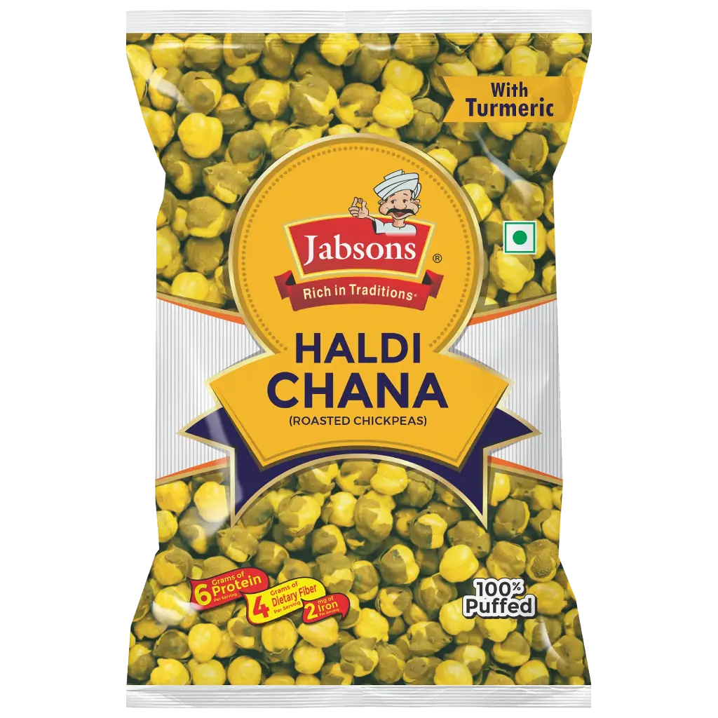 Jabsons Roasted Chana Haldi 200 gm