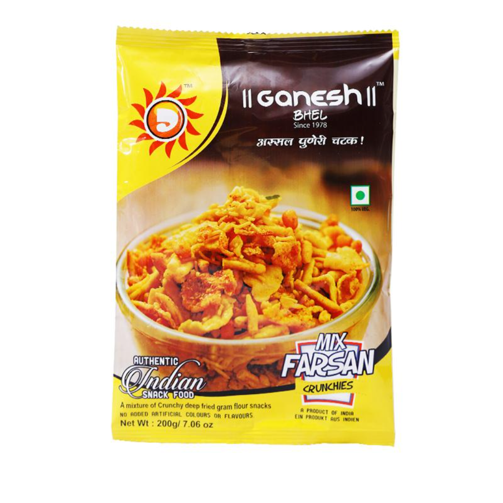 [GANESH BHEL Mix Farsan 200 gm] GANESH BHEL Mix Farsan 200 gm