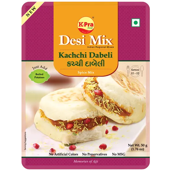 [KPRA Desi Mix Kacchi Dabeli 50 gm] KPRA Desi Mix Kacchi Dabeli 50 gm