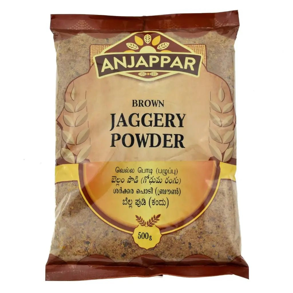 [ANJAPPAR Jaggery Powder Brown 500 gm] ANJAPPAR Jaggery Powder Brown 500 gm