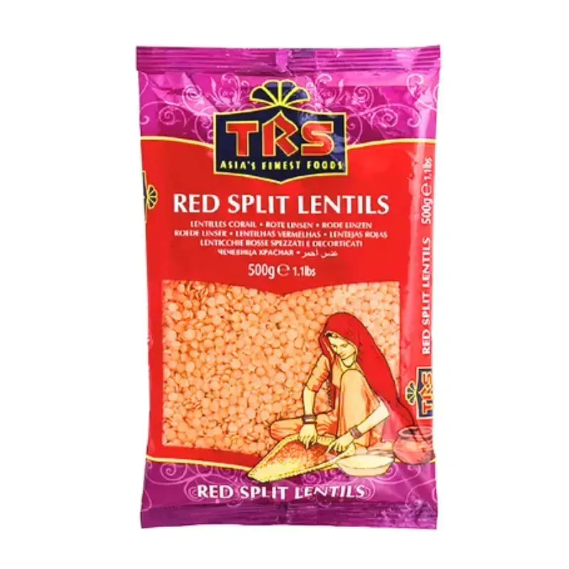 TRS Red Split Lentils Masoor 500 gm