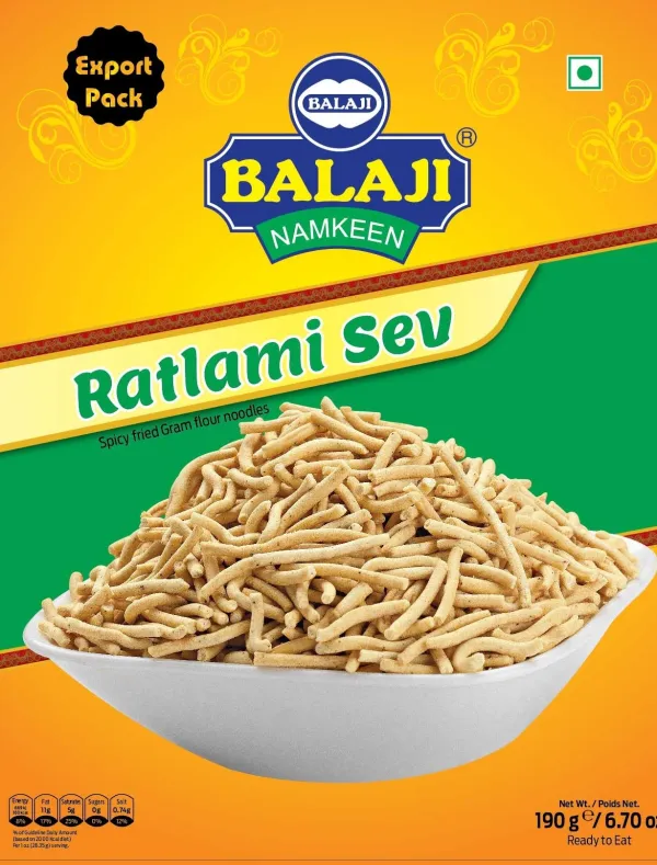 [BALAJI Ratlami Sev 190 gm] BALAJI Ratlami Sev 190 gm