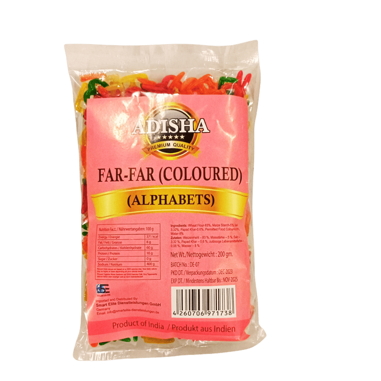 [ADISHA Far Far Alphabets 200 gm] ADISHA Far Far Alphabets 200 gm