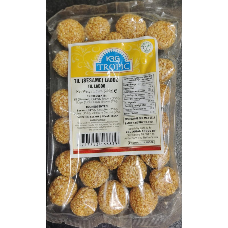 [KRG Gajak Laddu Sesame 200 gm] KRG Gajak Laddu Sesame 200 gm