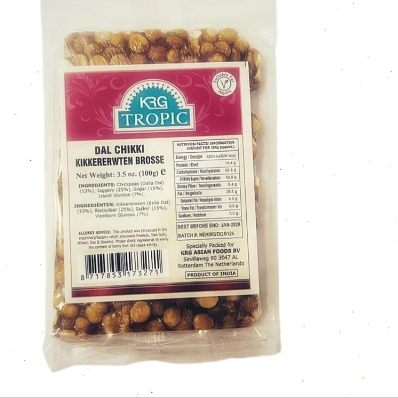 [KRG Gajak Dal Chikki 100 gm] KRG Gajak Dal Chikki 100 gm