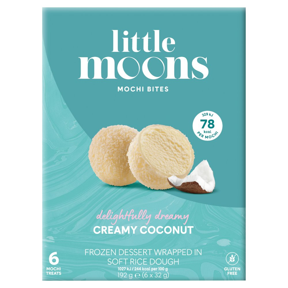 LITTLE MOONS Mochi Ice Cream Coconut 192 gm