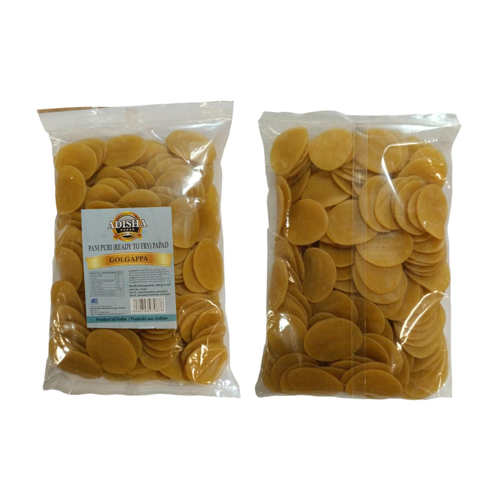 [ADISHA Panipuri Papad (Ready To Fry) 1 kg] ADISHA Panipuri Papad (Ready To Fry) 1 kg