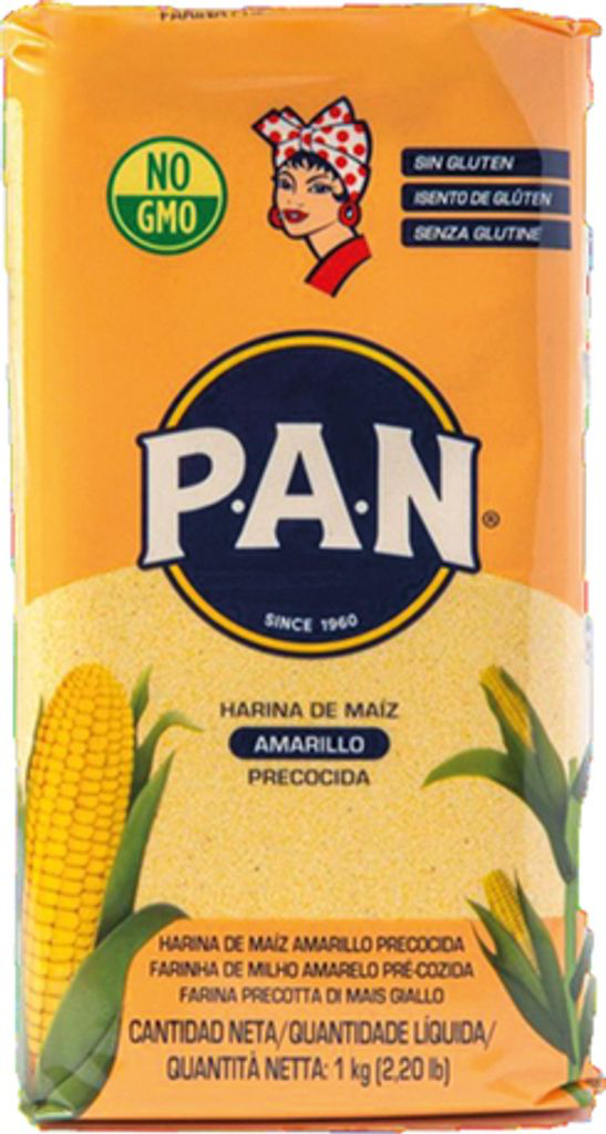 PAN Harina Yellow Mais Flour 1 kg