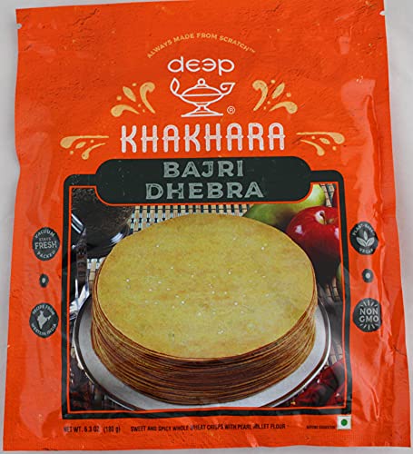 [DEEP Khakhra Bajri Dhebra 200 gm] DEEP Khakhra Bajri Dhebra 200 gm