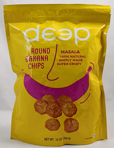 [DEEP Round Banana Chips Masala 340 gm] DEEP Round Banana Chips Masala 340 gm