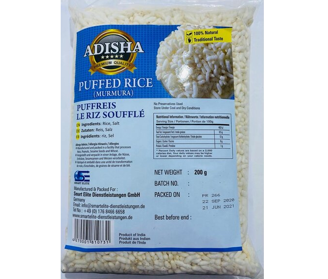 [ADISHA Puffed Rice 200 gm] ADISHA Puffed Rice 200 gm