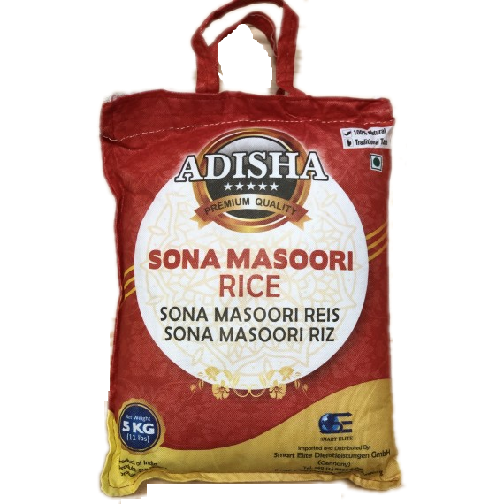 [ADISHA Sona Masoori Rice 5 KG] ADISHA Sona Masoori Rice 5 KG