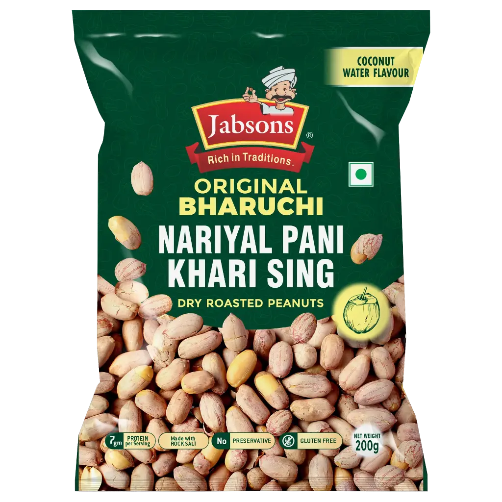 Jabsons Roasted Peanut Khari Sing Coconut Water 200 gm