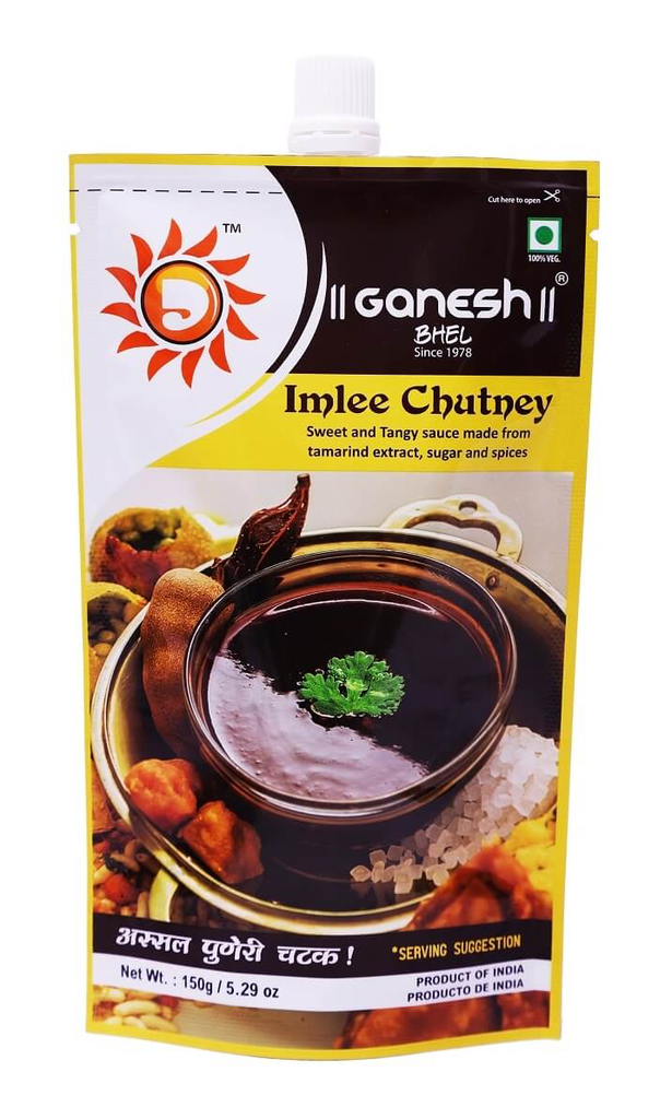 [GANESH BHEL Imlee Chutney 150 gm] GANESH BHEL Imlee Chutney 150 gm
