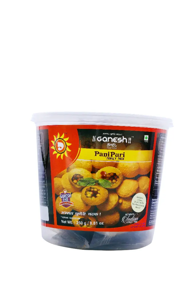 [GANESH BHEL Pani Puri Family Pack 250 gm] GANESH BHEL Pani Puri Family Pack 250 gm