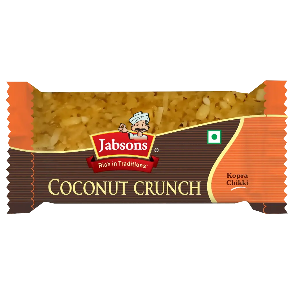 [JABSONS Chikki Coconut Crush 30 gm] JABSONS Chikki Coconut Crush 30 gm
