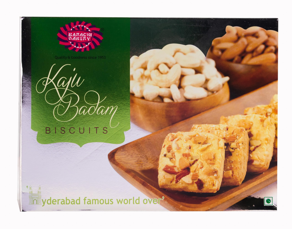 [KARACHI BAKERY Vegan Kaju Badam Biscuits 400 gm] KARACHI BAKERY Vegan Kaju Badam Biscuits 400 gm