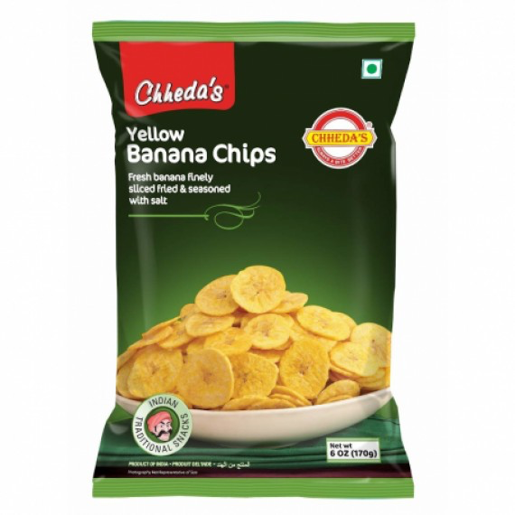 [CHHEDAS Yellow Banana Chips 170 gm] CHHEDAS Yellow Banana Chips 170 gm