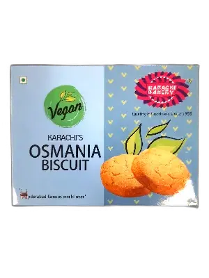 [KARACHI BAKERY Vegan Osmania Biscuits 400 gm] KARACHI BAKERY Vegan Osmania Biscuits 400 gm