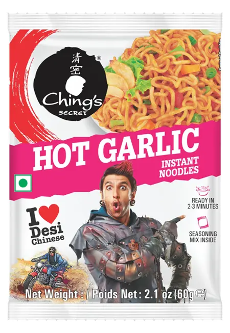 Ching's Garlic Hot Noodles 60 gm