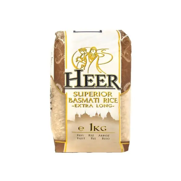 [HEER Long Grain Basmati Rice 1 kg] HEER Long Grain Basmati Rice 1 kg