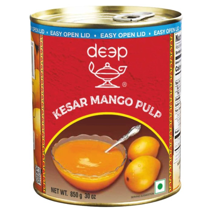 [DEEP Kesar Mango Pulp 850 gm] DEEP Kesar Mango Pulp 850 gm