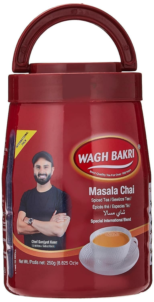 WAGH BAKRI Masala Tea Jar 250 gm