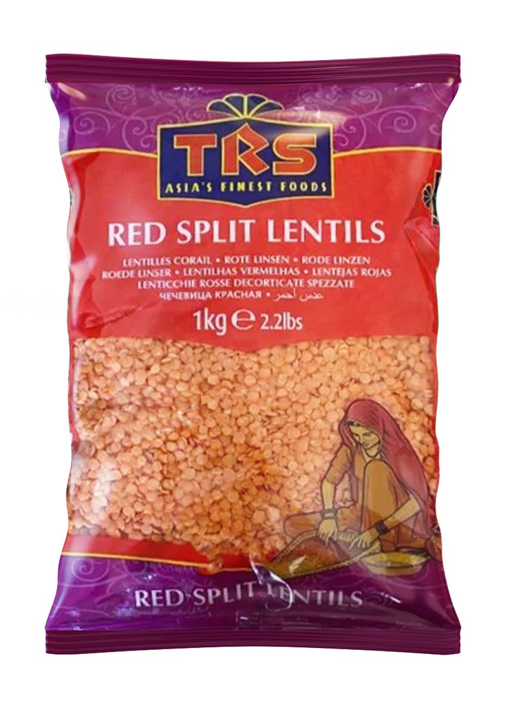 [TRS Red Split Lentils Masoor 1 kg] TRS Red Split Lentils Masoor 1 kg