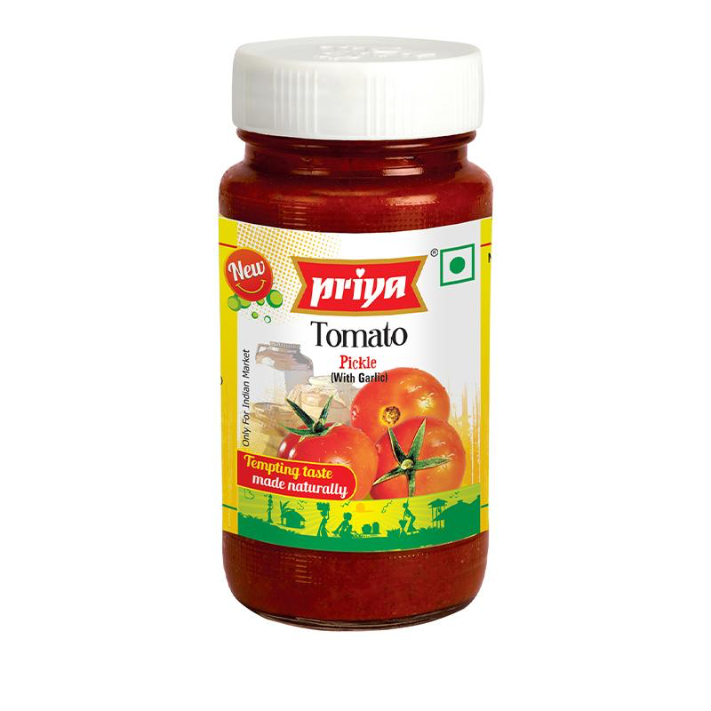[PRIYA Tomato Pickle w/o Garlic 300 gm] PRIYA Tomato Pickle w/o Garlic 300 gm