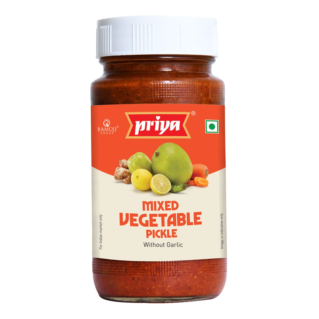 PRIYA Mix Veg. Pickle w/o Garlic 300 gm