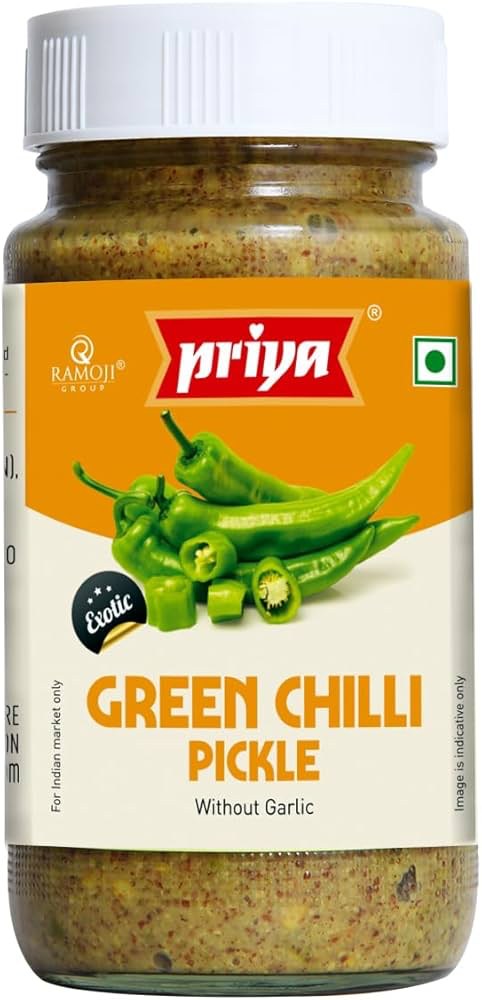 Priya Green Chilli Pickle 300 gm