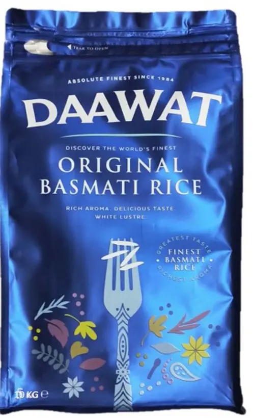 DAAWAT Original Basmati Rice (Blue Bag) 10 kg