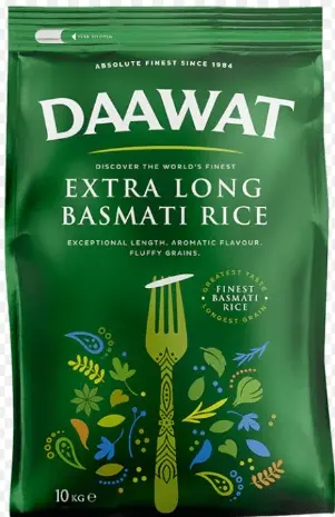 DAAWAT Extra Long Green Basmati Rice 10 kg