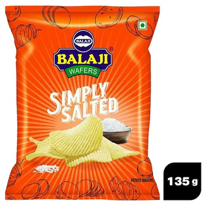 [BALAJI Simply Salted Potato Chips 150 gm] BALAJI Simply Salted Potato Chips 150 gm