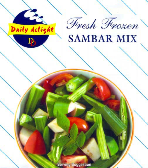 Daily Delight Frozen Sambhar Mix 400 gm
