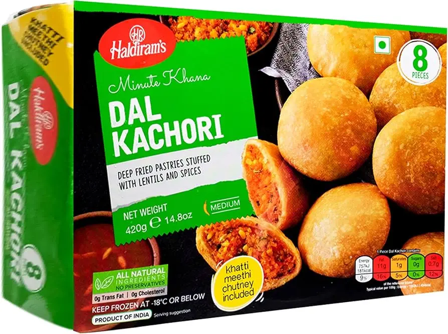 Haldiram Frozen Dal Kachori (Vegan) 420 gm