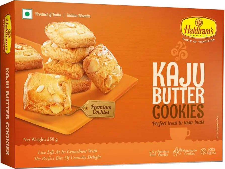 Haldiram Kaju Butter Biscuits 250 gm