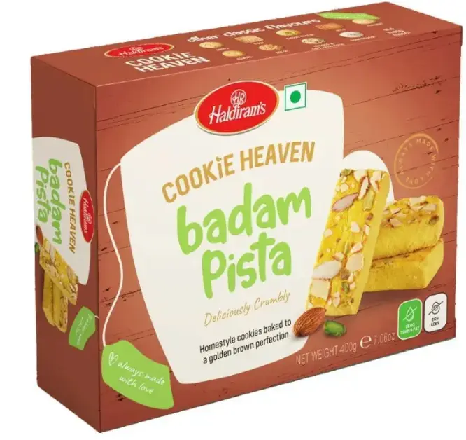 [HALDIRAM Pista Badam Biscuits 250 gm] HALDIRAM Pista Badam Biscuits 250 gm