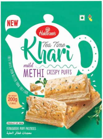 [HALDIRAM Khari Puff Methi 200 gm] HALDIRAM Khari Puff Methi 200 gm