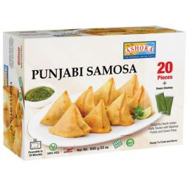 ASHOKA Frozen Potato Peas Mini Samosa (20 Pcs) 500 gm