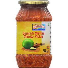 [ASHOKA Mango Pickle Gujarati Methia 500 gm] ASHOKA Mango Pickle Gujarati Methia 500 gm
