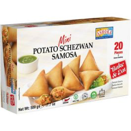 ASHOKA Frozen Potato Schezwan Samosa Mini 500 gm