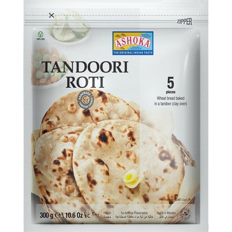 ASHOKA Frozen Tandoori Roti 300 gm