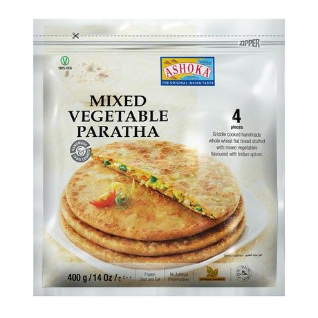 Ashoka Frozen Mixed Veg Paratha 400 gm