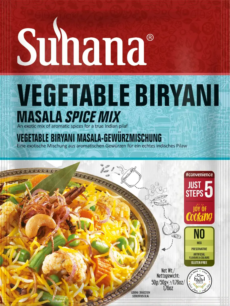 SUHANA Veg Biryani Masala 50 gm
