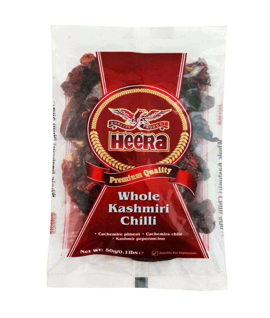 [HEERA Whole Kashmiri Chillies 50 gm] HEERA Whole Kashmiri Chillies 50 gm