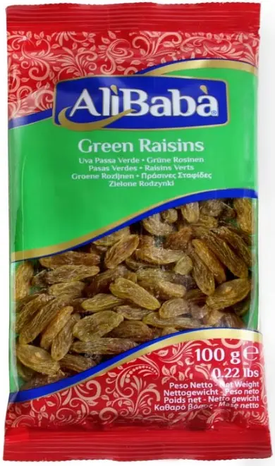 AB Green Raisins 100 gm